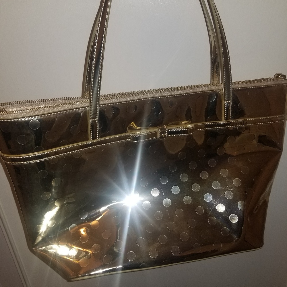 Gold Tote Purse
